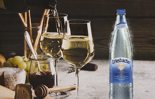 Weisswein mit Griesbacher Classic